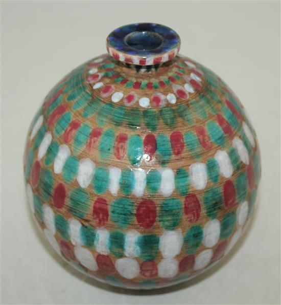 Jean Besnard (1889-1958). An Art Deco pottery globular vase, dated 1932, 15cm